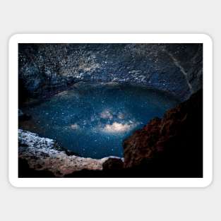 Our Galaxy in a Pothole Sticker